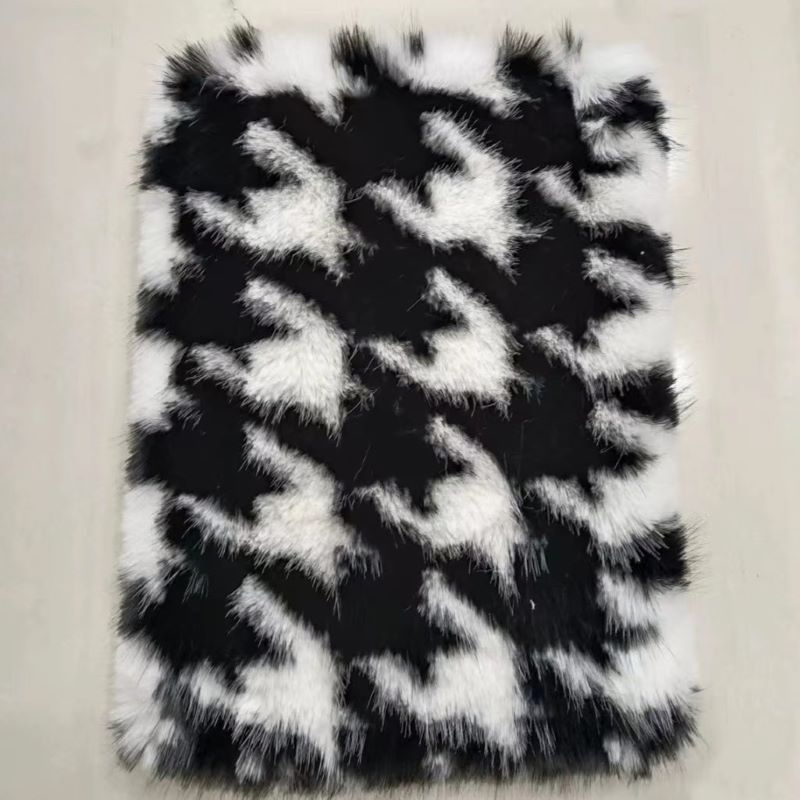 Polyester Sofa Jacquard Fake Rabbit Fur Cushion of Pillow Wholesale Sofa Cover