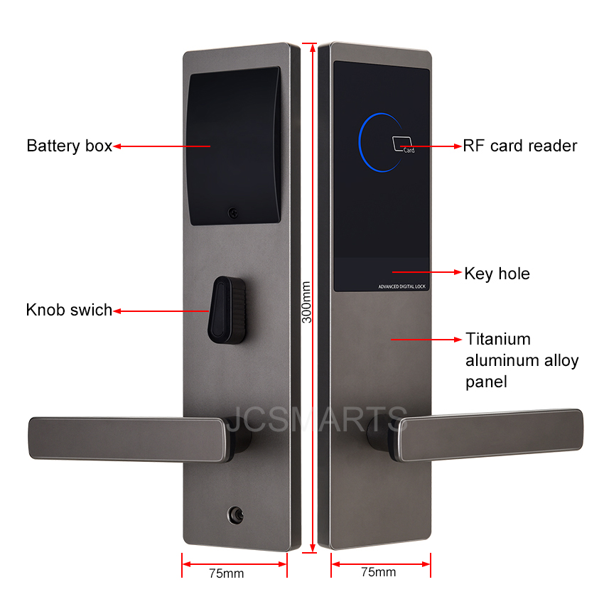Outdoor Waterproof Hotel Guest Room RFID Card Door Lock
