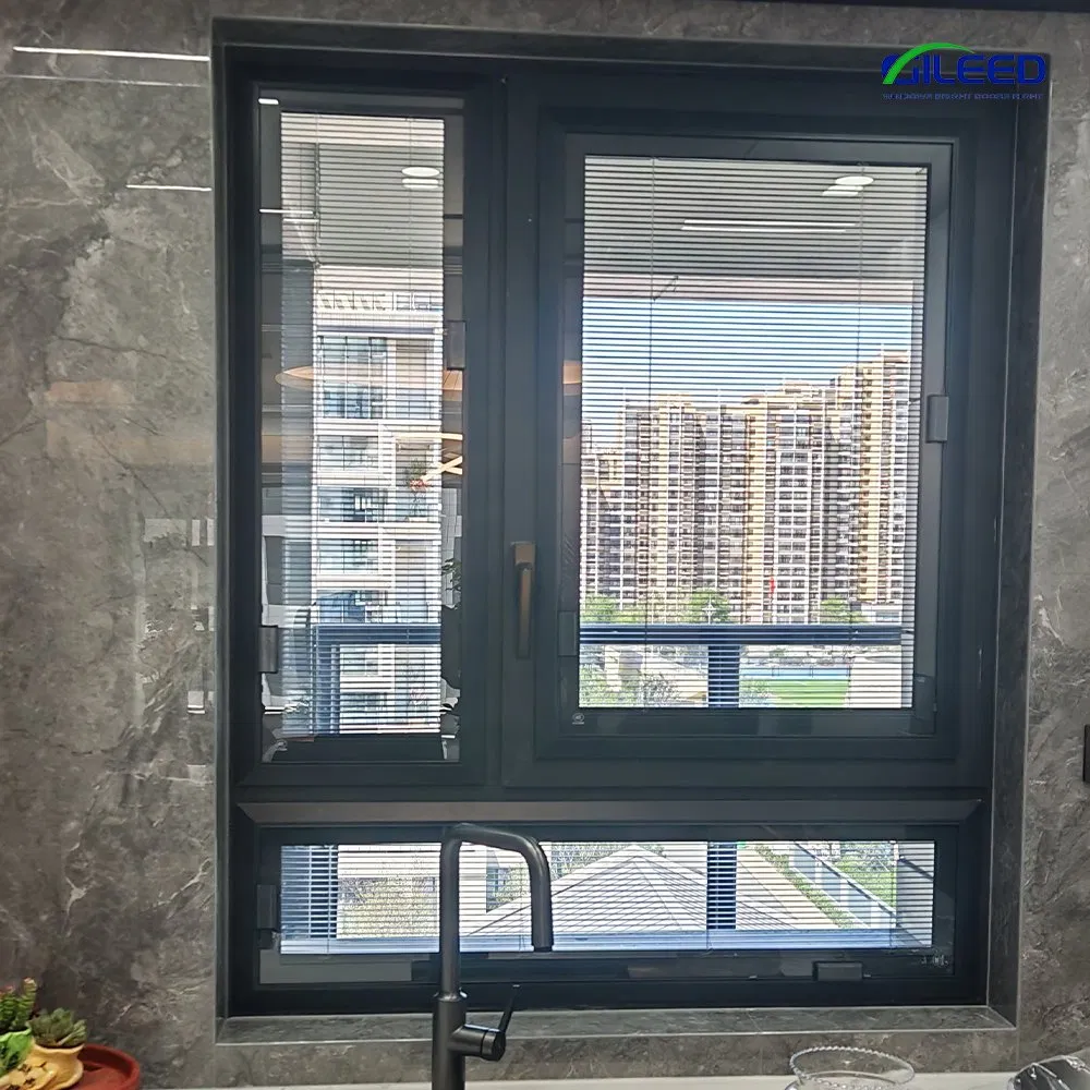 High Quality Double Slide Window Australia Standard Aluminum Magnetic Shutter Blinds