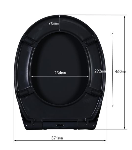 Good Quality UF Plastic Quick Release Slow Down Toilet Seat Lid for Bathroom Toilet Seat Cover/Toilet Seat/Bathroom Accessory