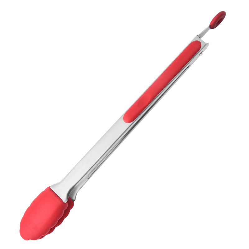 High Quality Kitchentongs Silicone Food Tong for Cooking Salad Barbecue Baking