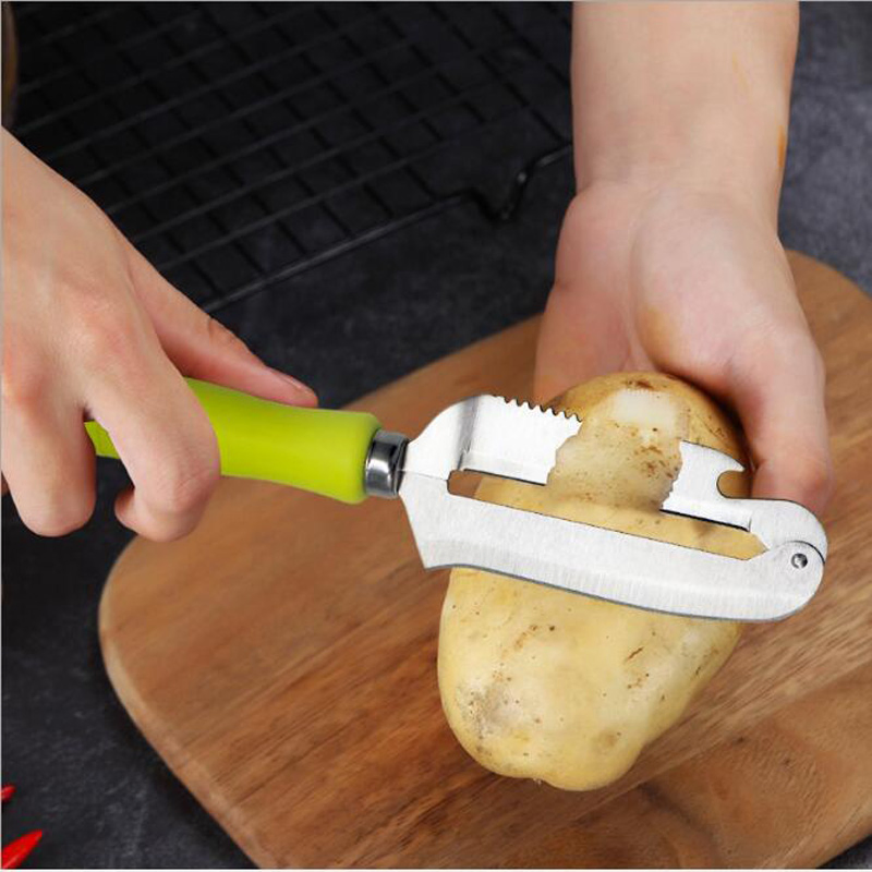 Multi-Function Peeler Stainless Steel Bottle Opener and Fish Scale Remover Esg12272