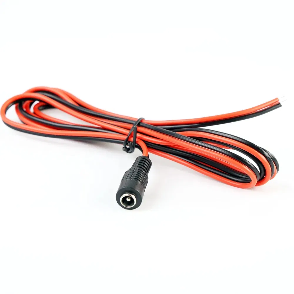 DC5521 Tinned Stripped DC Power Extension Cable