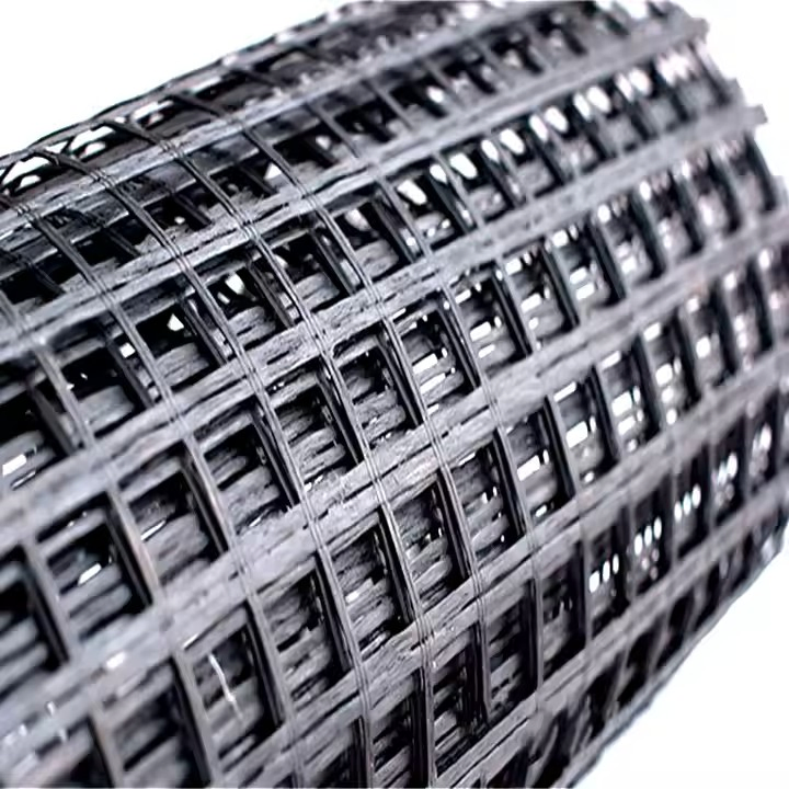 Fiberglass Geogrid Is Resistant to High Temperature and Cracking, Specifically Designed for Crack Prevention in Asphalt Pavement