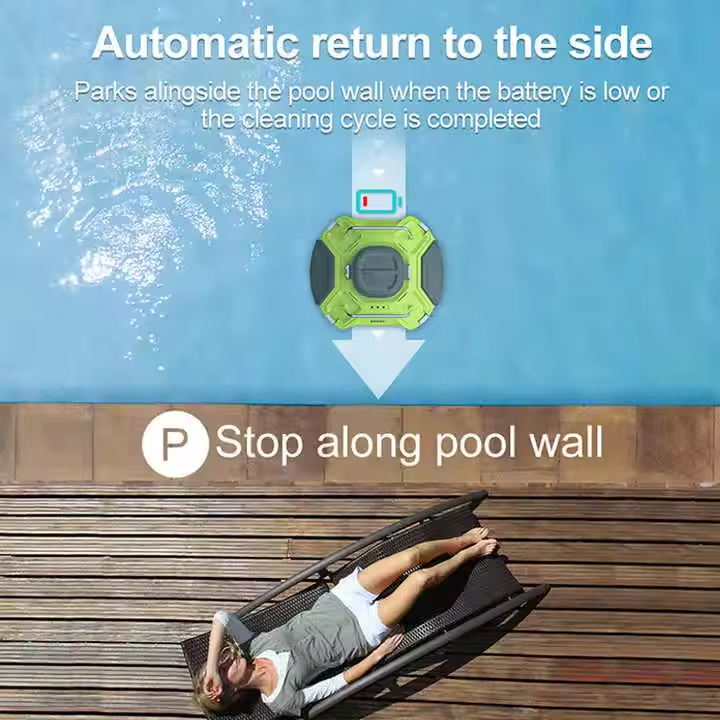 Glgw Cordless Robotic Swimming Pool Filter Cleaner