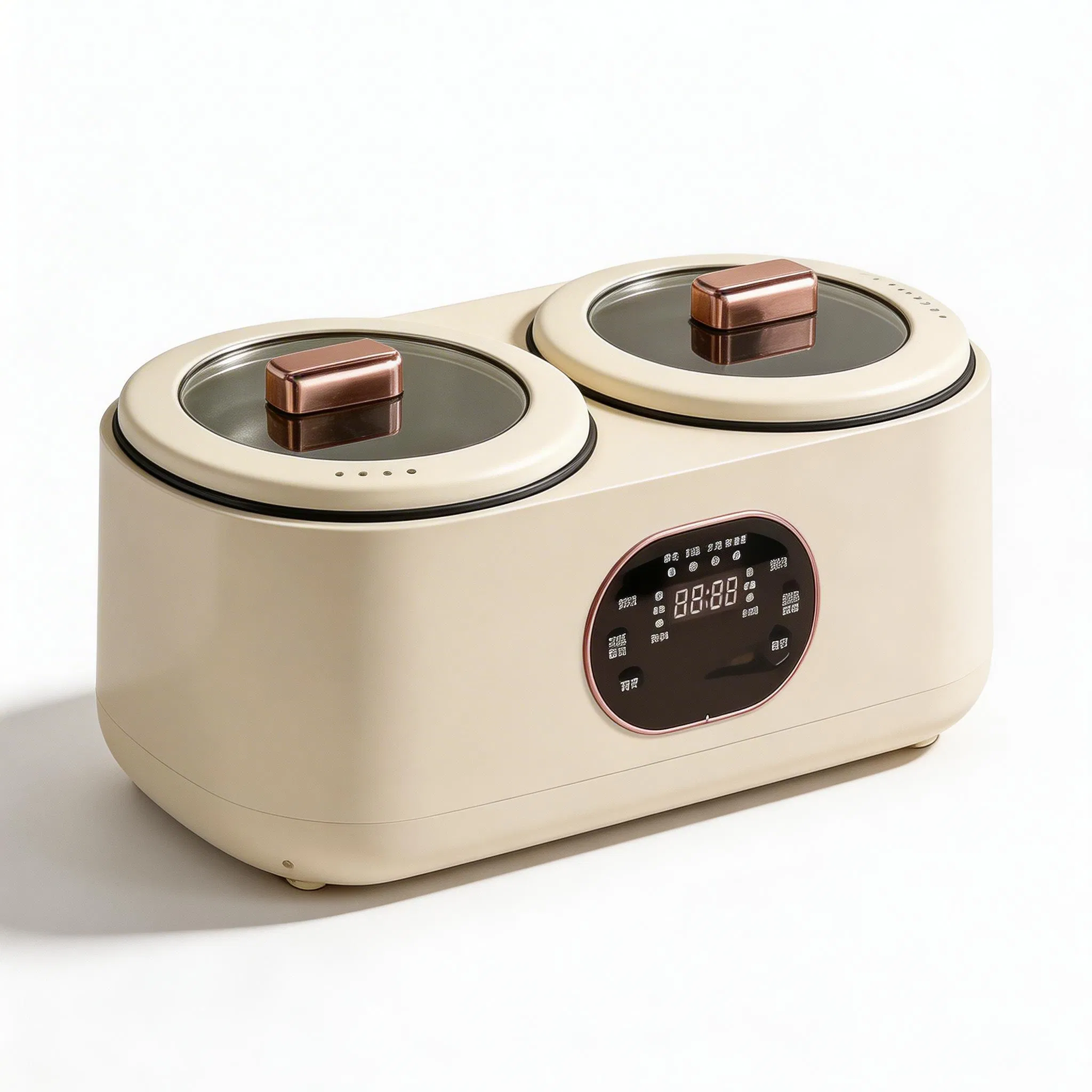 Wholesale Eco-Friendly Electric Cooker Portable Electric Cooking Double Pot Multi-Function Electric Hot Pot with Non-Stick & Energy Saving for Home and Office