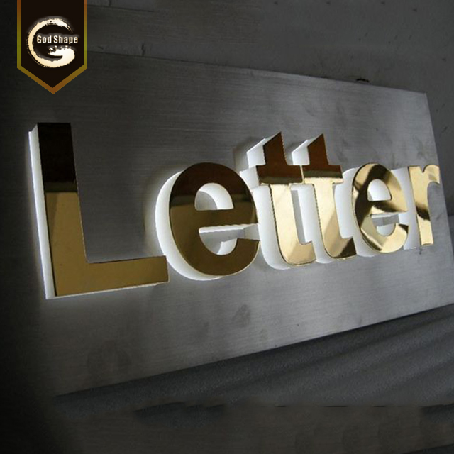 Backlit 3D LED Aluminium Alloy Metal Letters
