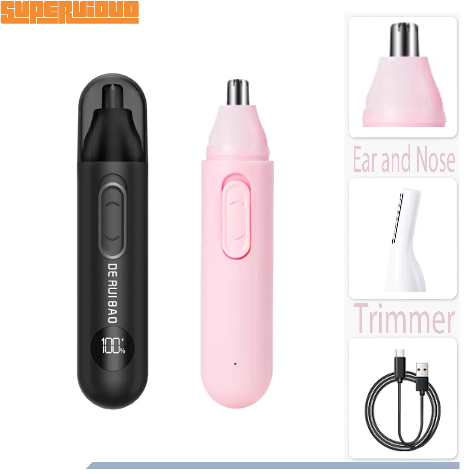 Precision Trimming with Safety Shield Ear and Nose Trimmer