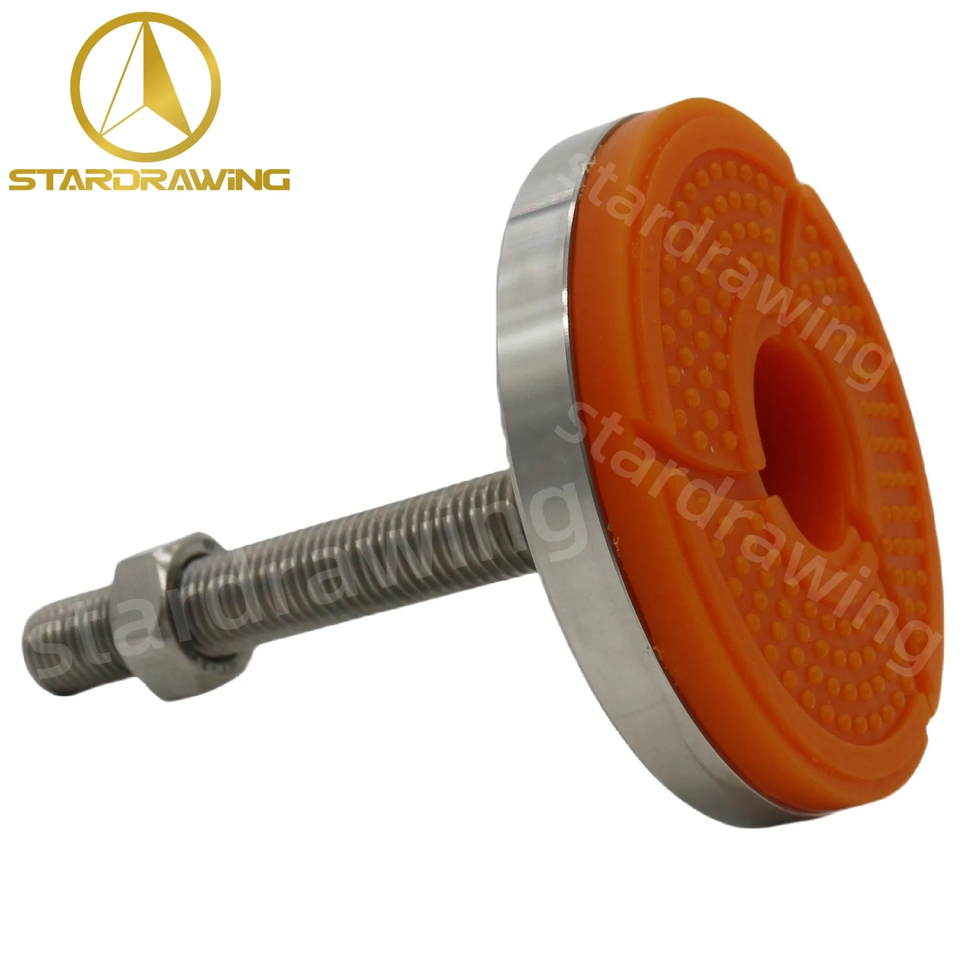 Stardrawing Retractable SUS 304 Stainless Steel Leveling Feet Caster