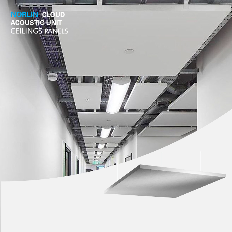 Interior Ceiling Designing Suspended Ceiling Fiberglass Wool Panelss