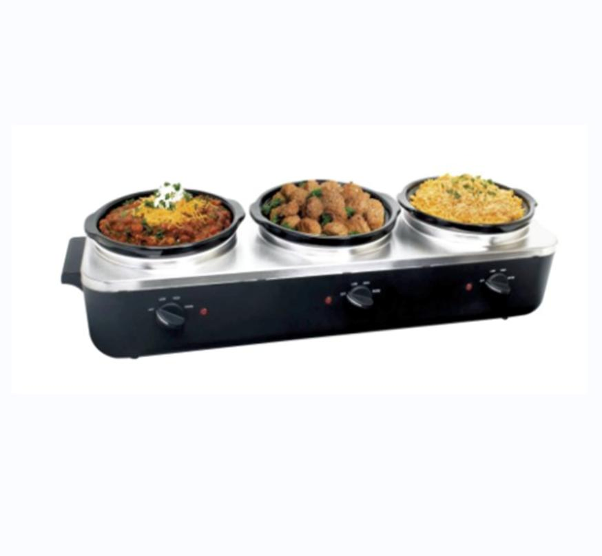 330W 6.5L Slow Cooker with Glid Glass for Homeuse