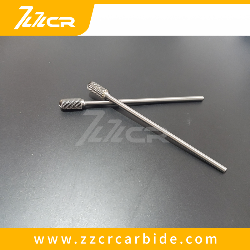 Zzcr Tungsten Carbide Oval Rotary Burr with Long Shank