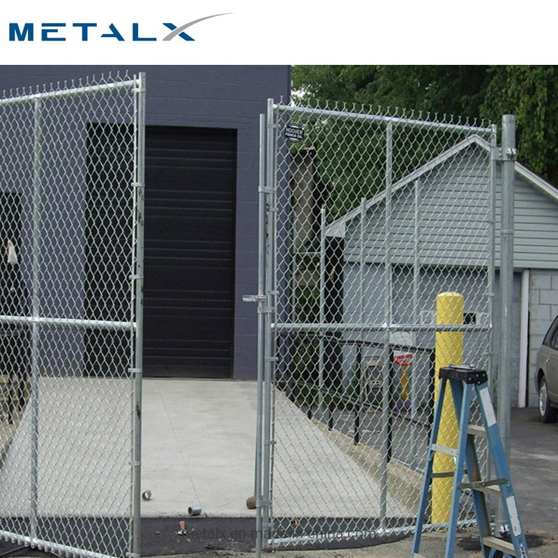 High Security Y Post Galvanized Airport Chain Link Fence with Barbed Wire