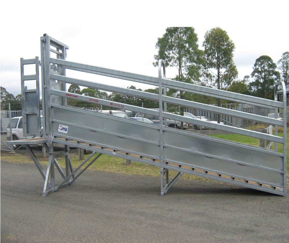 Australia Livestock Cattle Loading Ramp with Sliding Gate