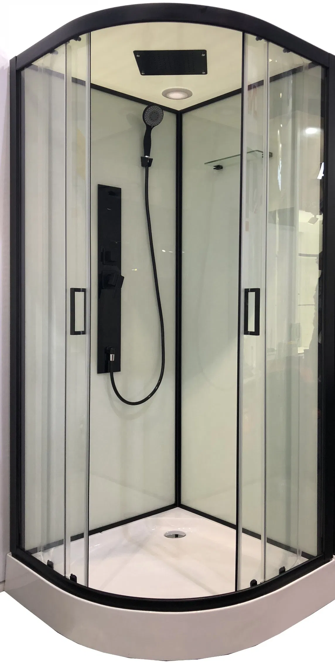 Modern Bathroom Shower Cabin with Glass Roof