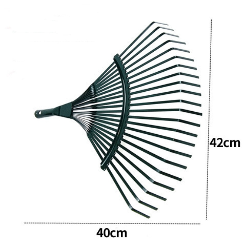 High-Quality Stainless Steel Easily Cleaned Convenient Portable Without Handle Garden Leaf Rakes