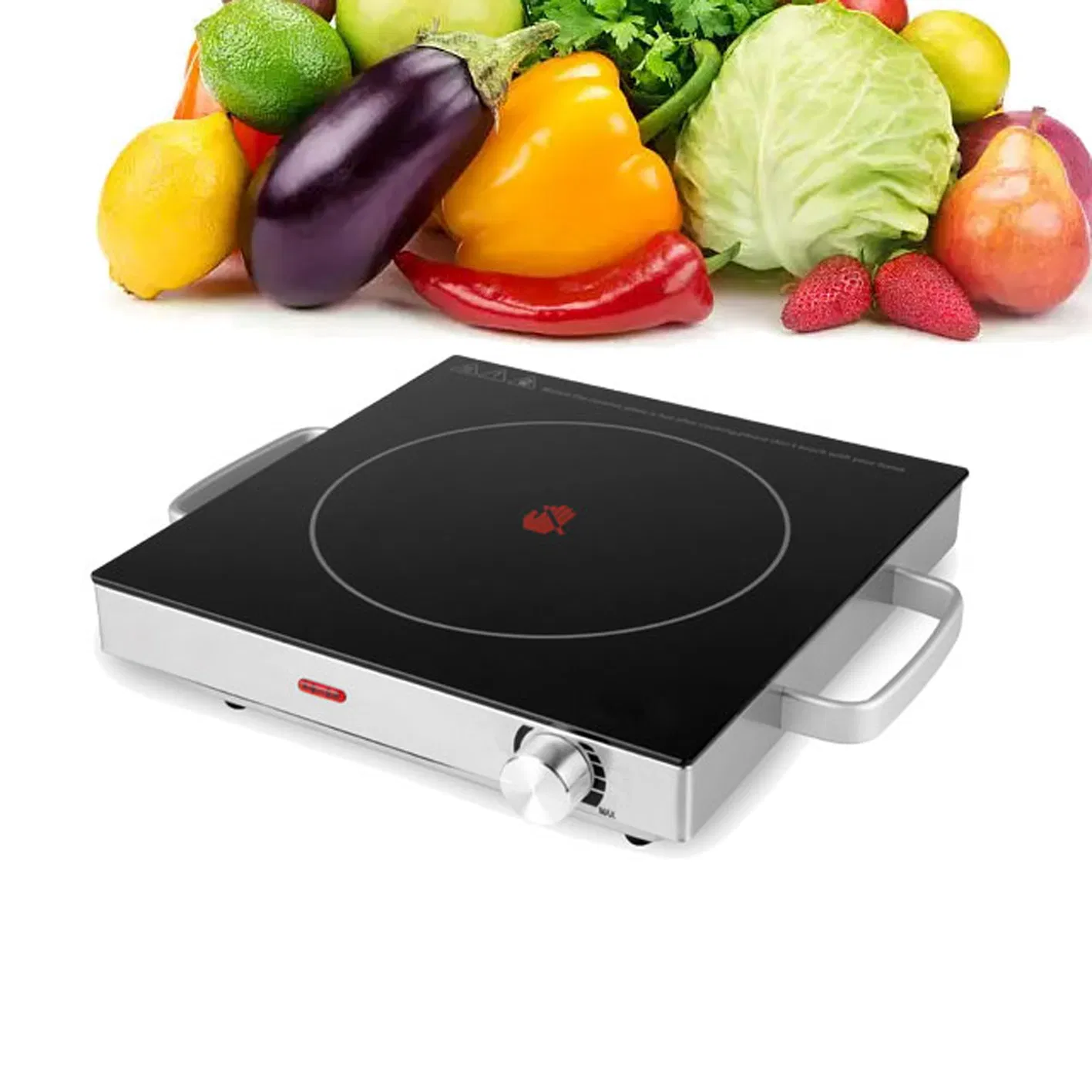 Dual Burner 2000W Portable Induction Cooktop with Timer
