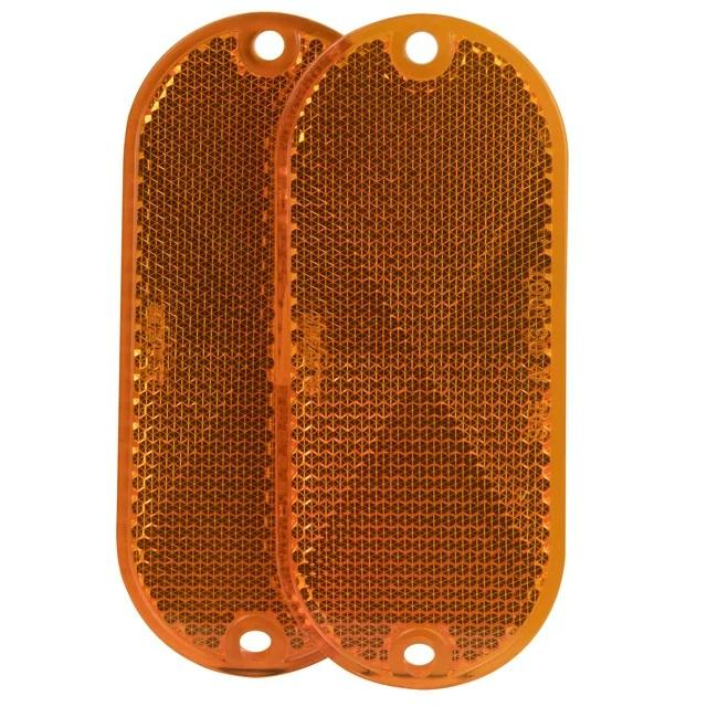 Световозвращающие наклейки для транспорта, 2 шт. — белые, красные, оранжевые