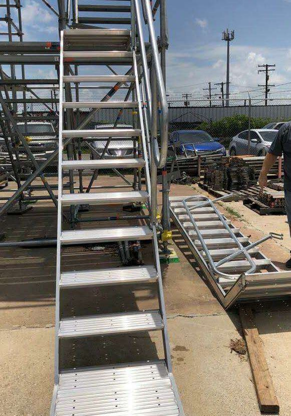 Z-Stairs Ringlock Scaffolding System Aluminum Stair