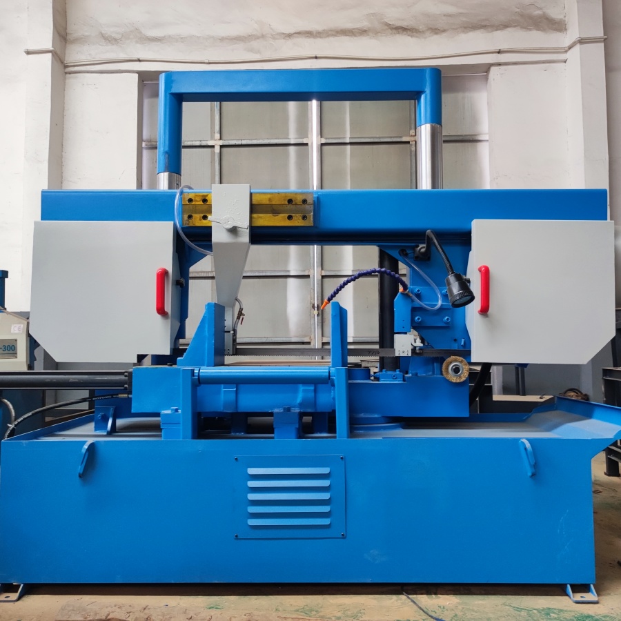 Станок ленточнопильный промышленный угловой резки 45° по металлу 500 мм