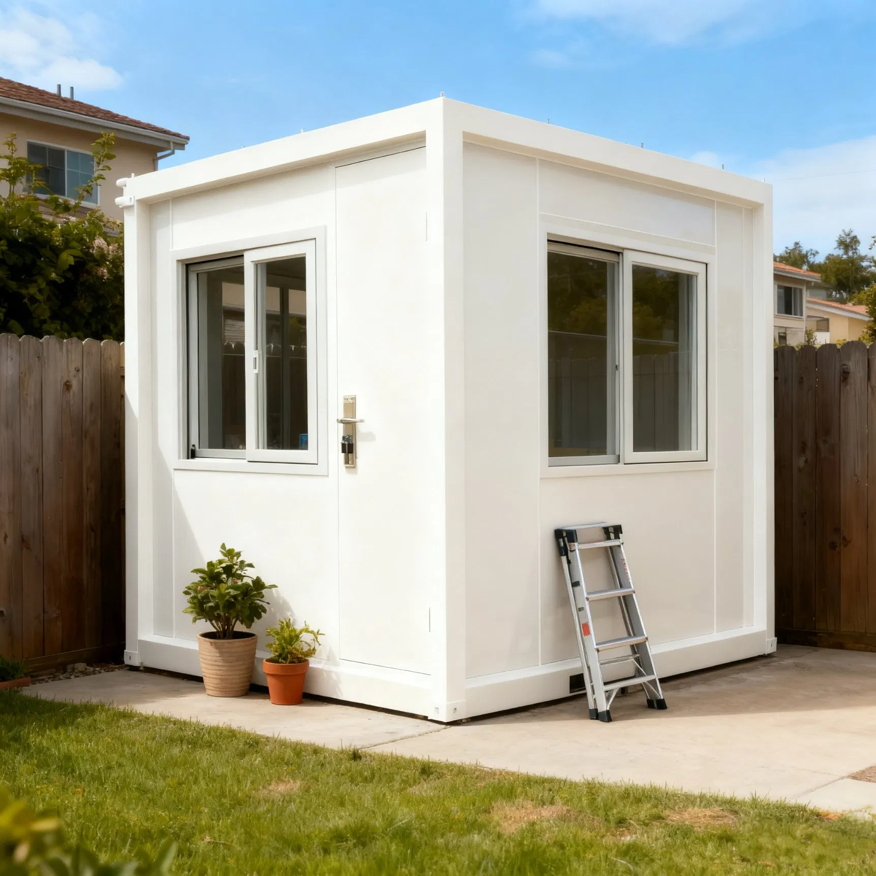 Low-Cost and High-Quality Mobile Security Container House