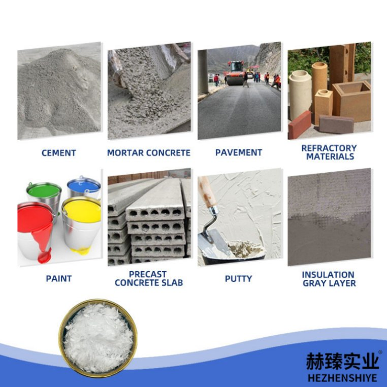 Polypropylene Fiber for Plaster Crack Resistance Construction Joint Crack Prevention Polypropylene Fiber