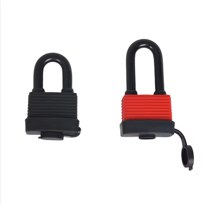 Hardened Steel Shackle Waterproof Laminated Safety Padlock Lock out with PVC Cover