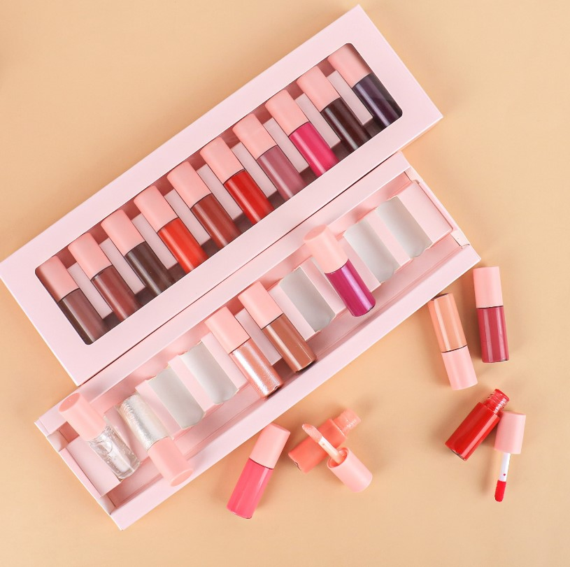 Wholesale Mini Multiple Colors Available Waterproof Lipstick Long Lasting Vegan and Cruelty-Free Private Label Lipstick Set