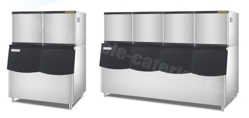 Industrial Automated Cube Ice Maker Machine for High-Demand Facilities Heavy Duty Cube Ice Production System with Energy Efficiency