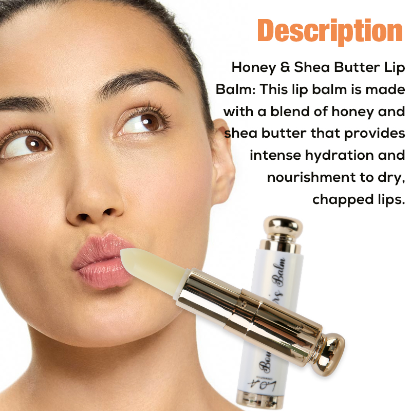 Organic Moisturizing Lightening Exfoliate Skin to Improve Lip Lines Honey Lip Blam