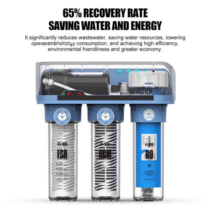 High Flow Plastic Housing High Output UV Commercial Water Filter