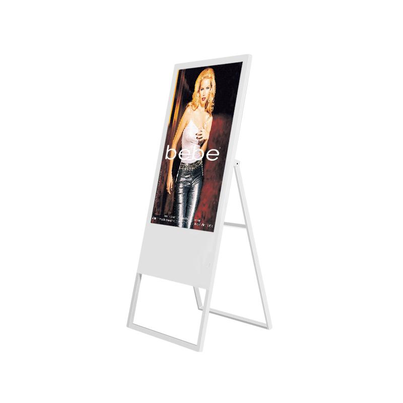 32inch Portable LCD Mobile Posters Ad Player Mall/Office/Restaurant Kiosk Digital Display Screen Advertising Display Digital Signage