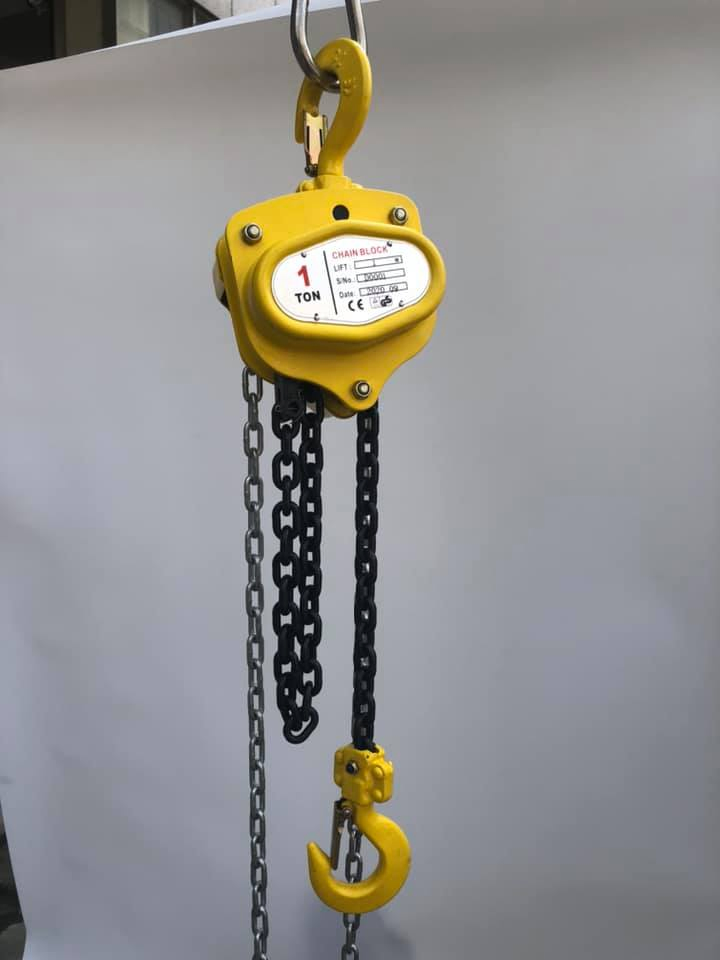 1t Manual Pulley Chain Hoist Chain Block