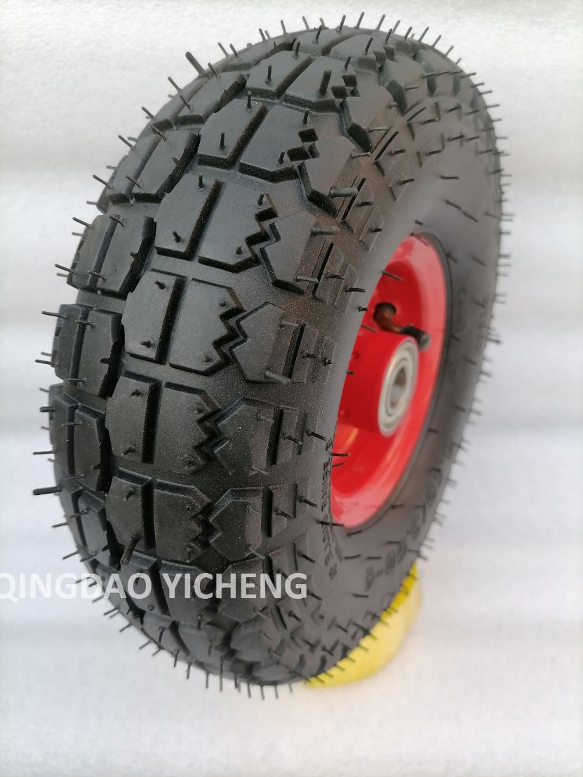 Heavy Duty Deep Pattern Pneumatic Wheel and PU Foam Wheel 10X3.50-4
