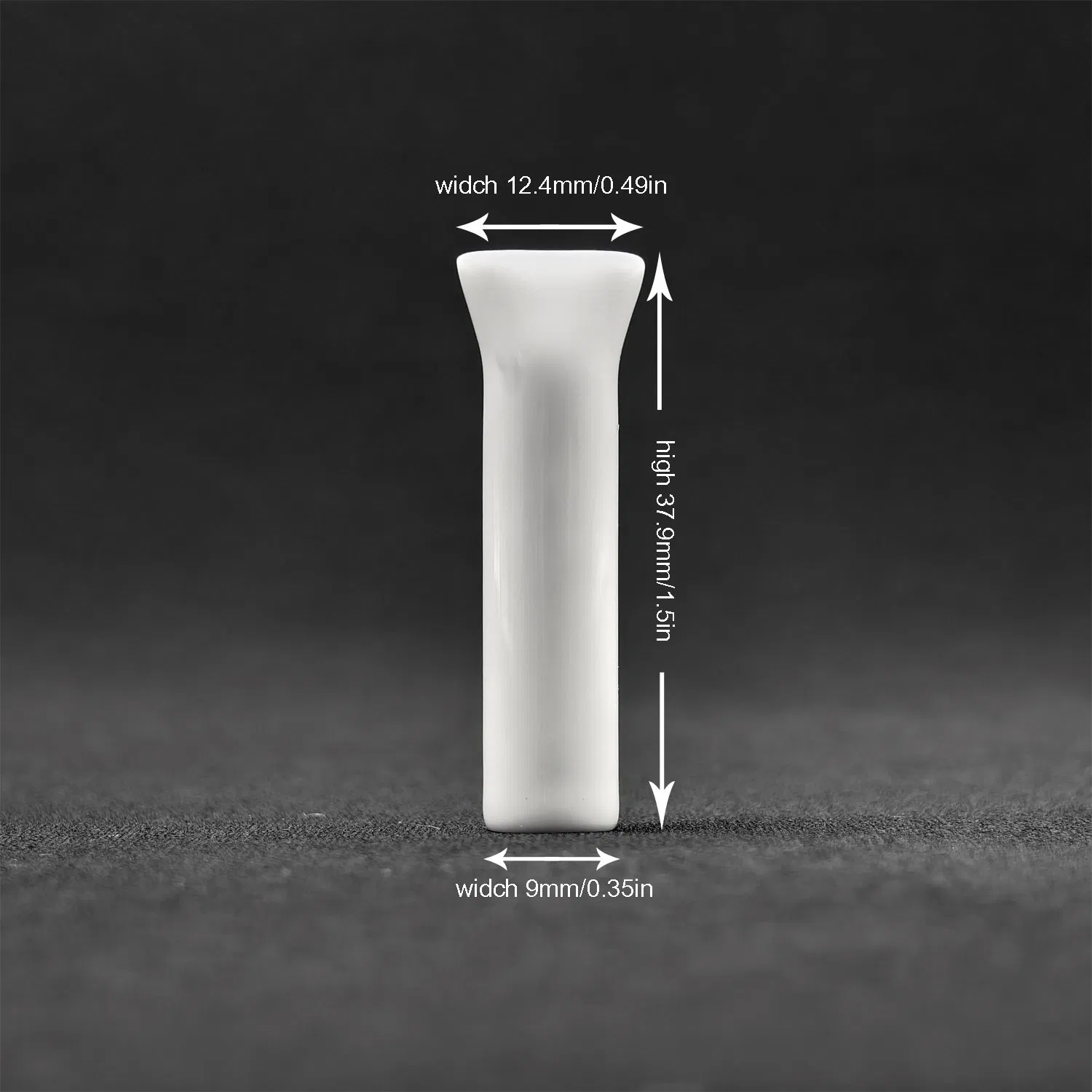 Ceramic Smoking Mouth Tips Flat Rolling Filter Tips Rolling Paper Mouth Tips