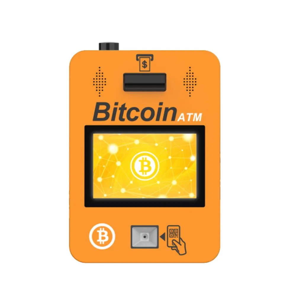 Mini Units Custom Desktop 10.1 Touch Screen Self Service Qr Cash Payment Kiosk Currency Exchange Machine Bitcoin ATM