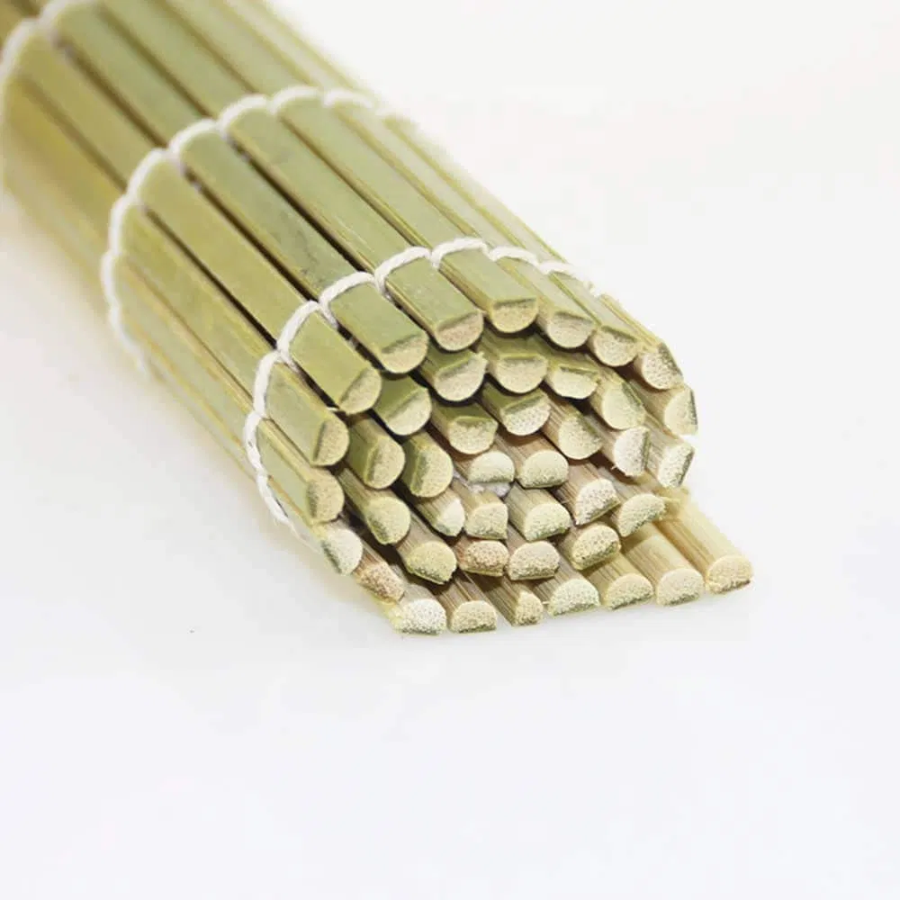 White Color Flat Sushi Bamboo Rolling Mat