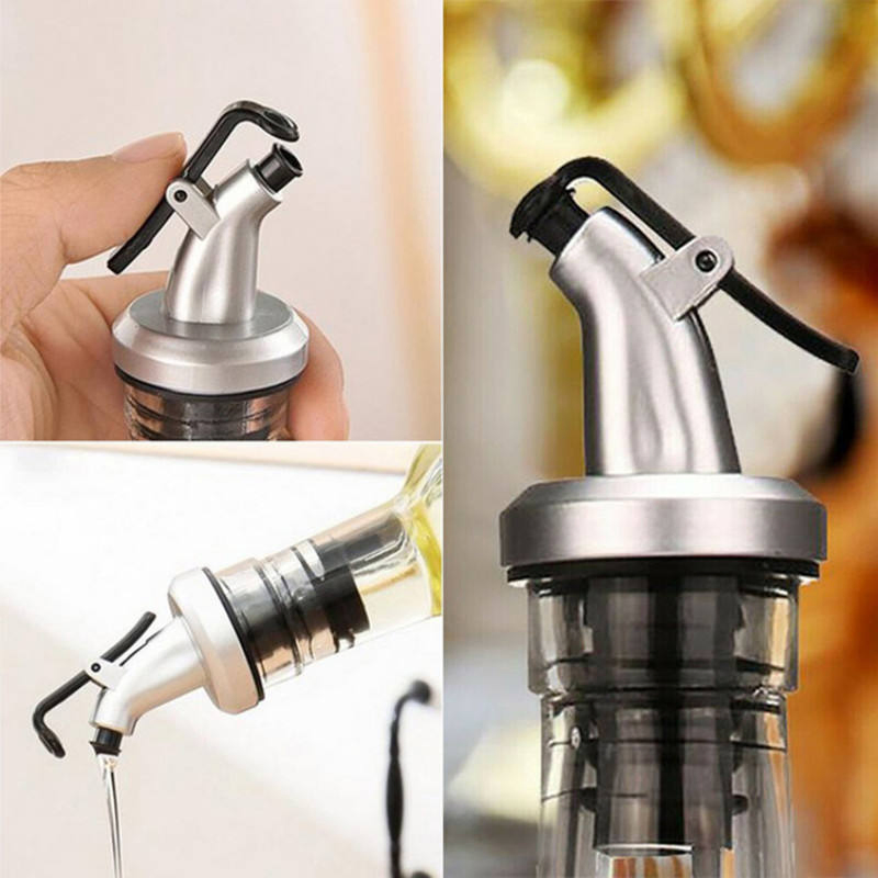 Hot Sale Olive Oil Sprayer Stopper Wine Pourer Flip Top Beer Bottle Stopper