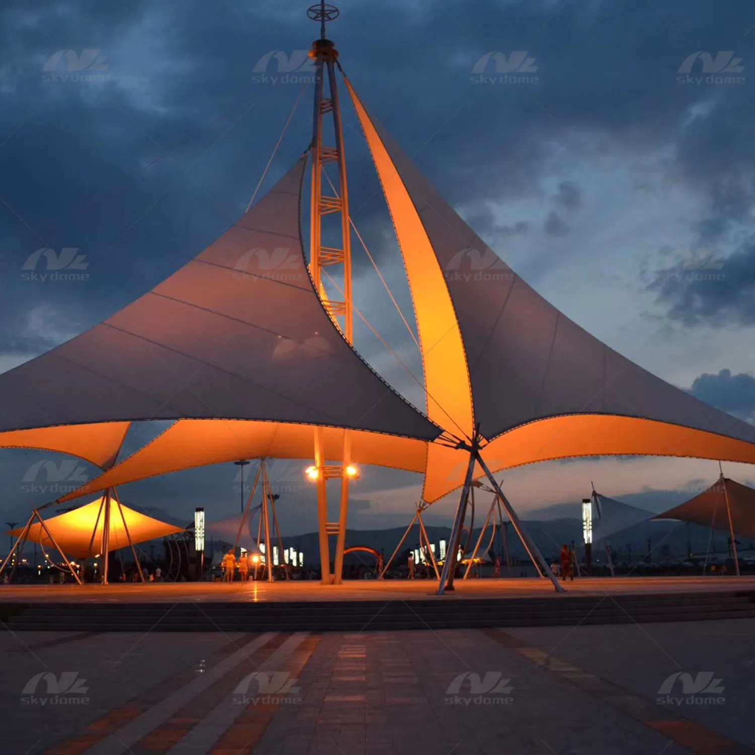 High Strength Tensile Membrane Structure for Landscape