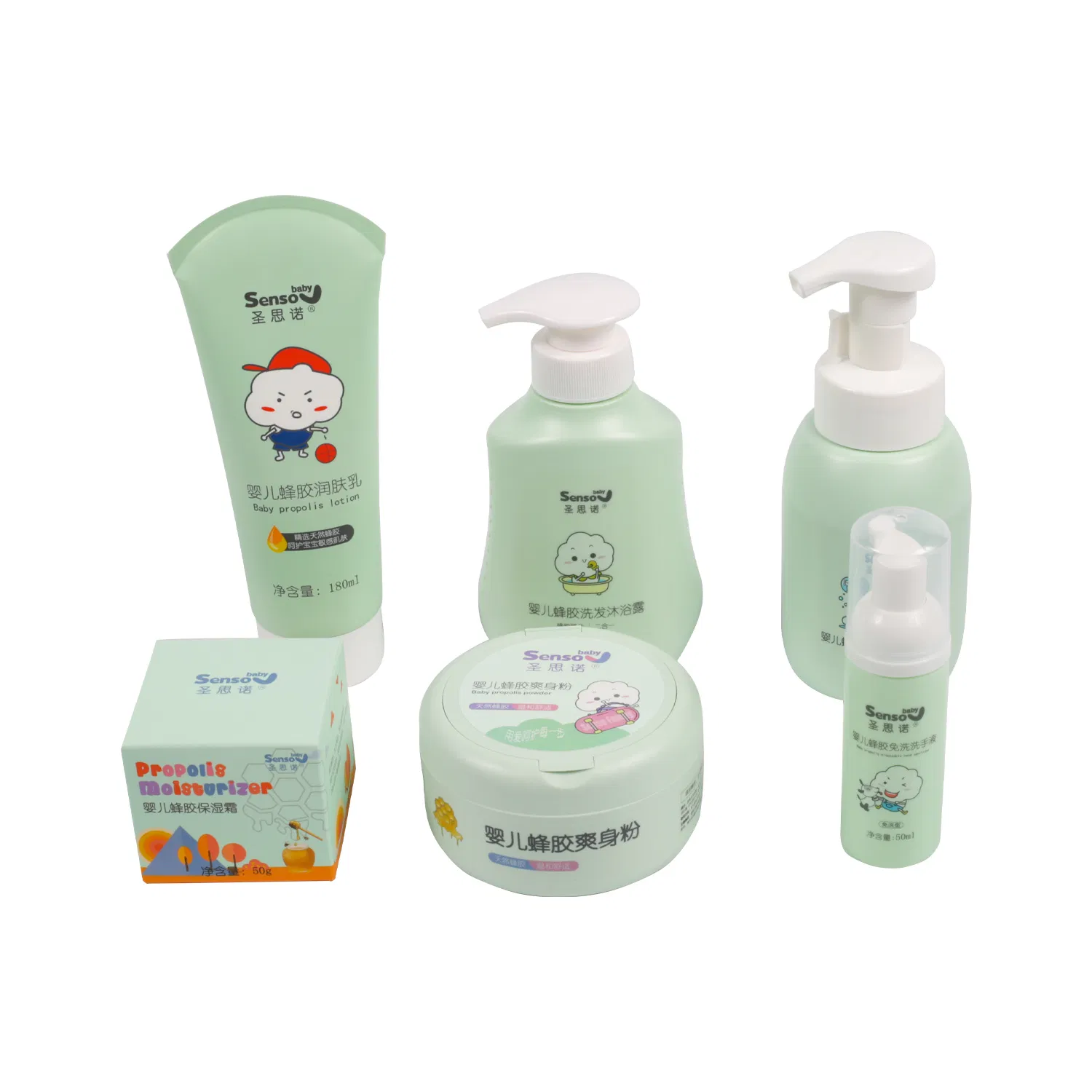 High Quality Fragrance-Free Formula with Ve / Nature Propolis Extracts / Nature Extracts Moisturizing & Soothing Gentle Baby Body Lotion