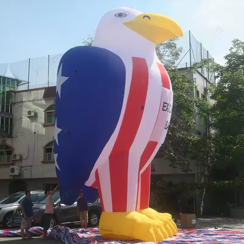 Boyi 20FT 6m Giant Inflatable Advertising American Eagle for Promotional