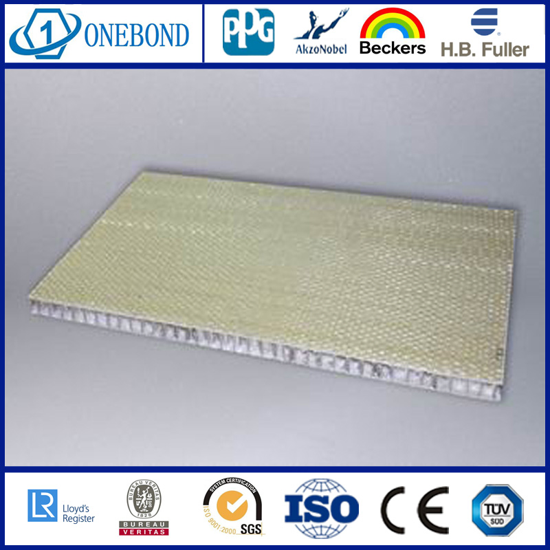 Onebond Fireproof Fiberglass Aluminum Honeycomb Panel for Vehicle Trailer and Aerospace Applications