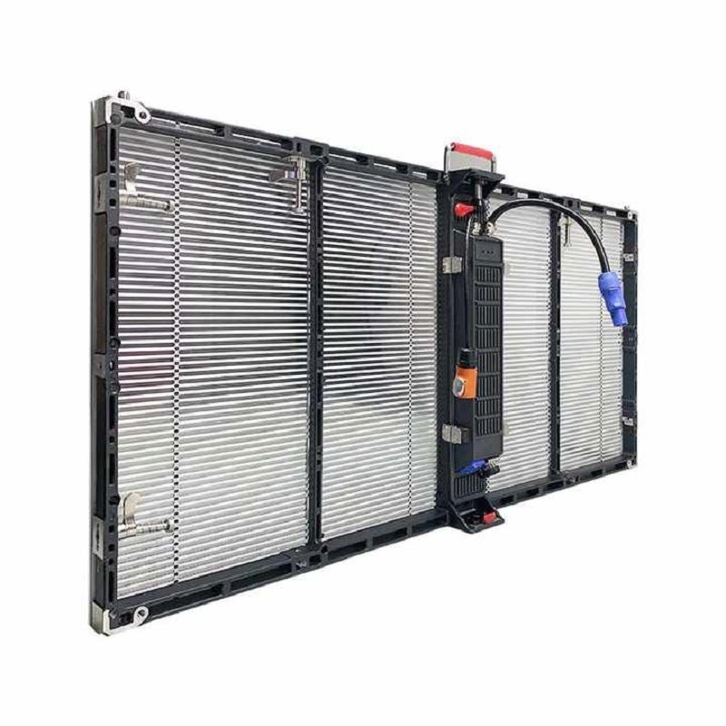 Transparent LED Display Building Wall Outdoor LED Display Screen Shopping Mall