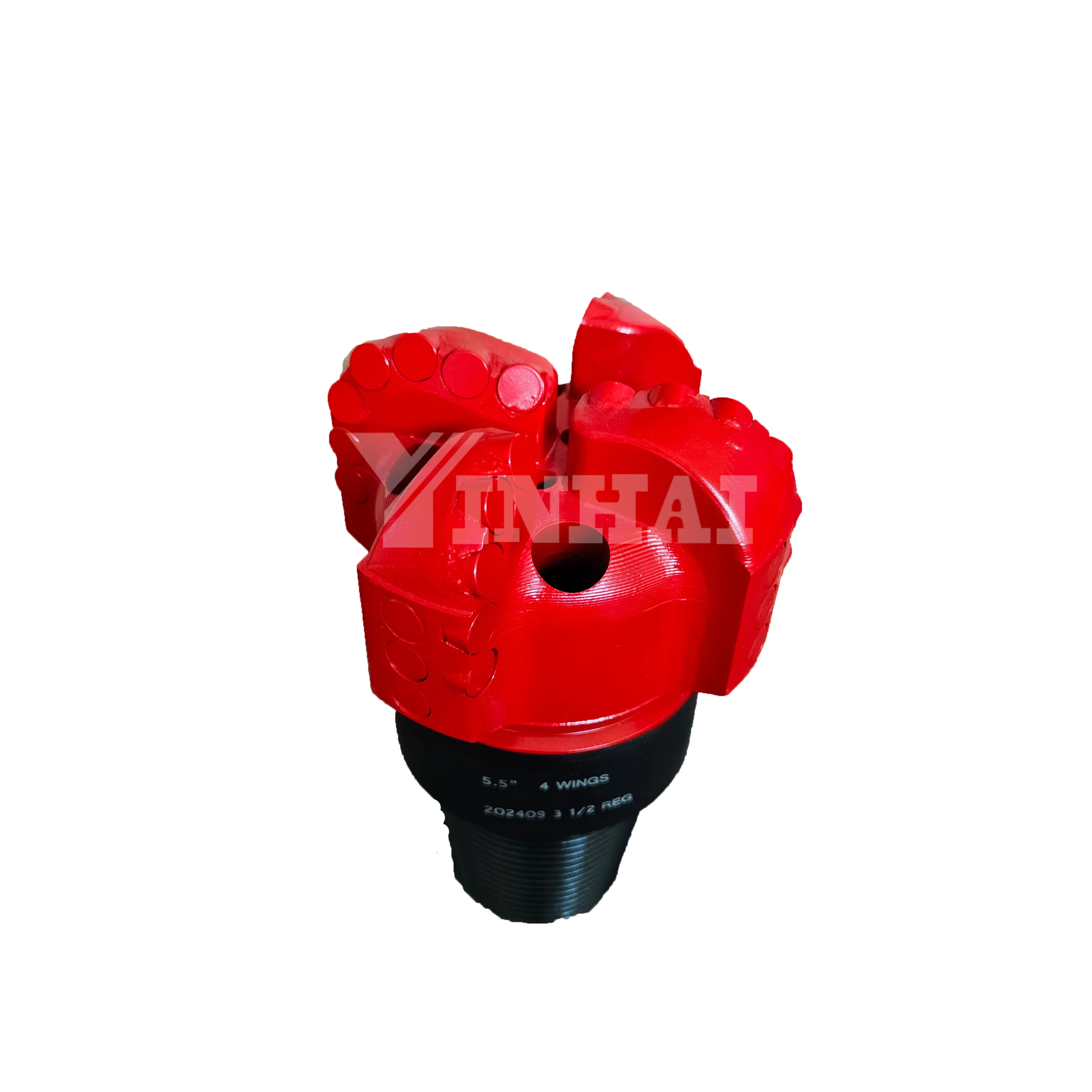 5 1/4" 5 1/2 Inches PDC Drill Bit 133-139mm Diamond Bit 3 Blades 4 Wings