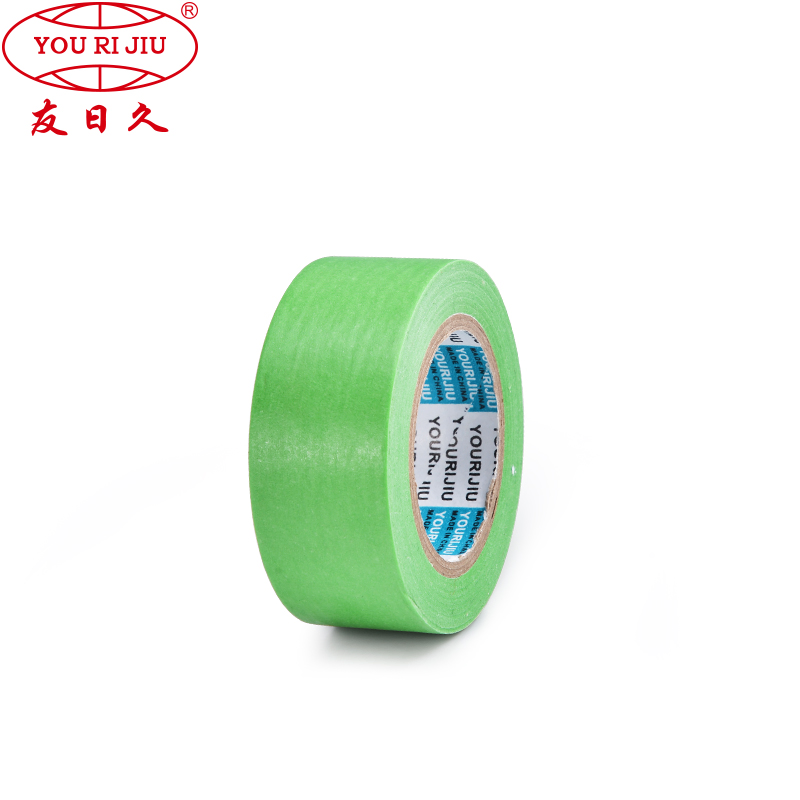 Yourijiu Good Holding Power No Residue Smooth Surface Waterbased Solvent Anti-Nitro Orange Green Washi Paper Adhesive Tape for Sports Equipment