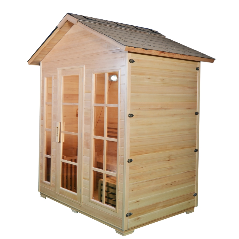 Портативная уличная сауна из дерева