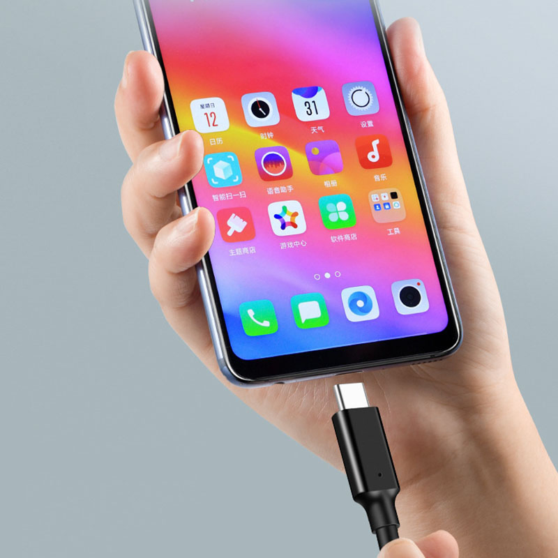 Кабель USB Type-C 3A 60W для быстрой зарядки