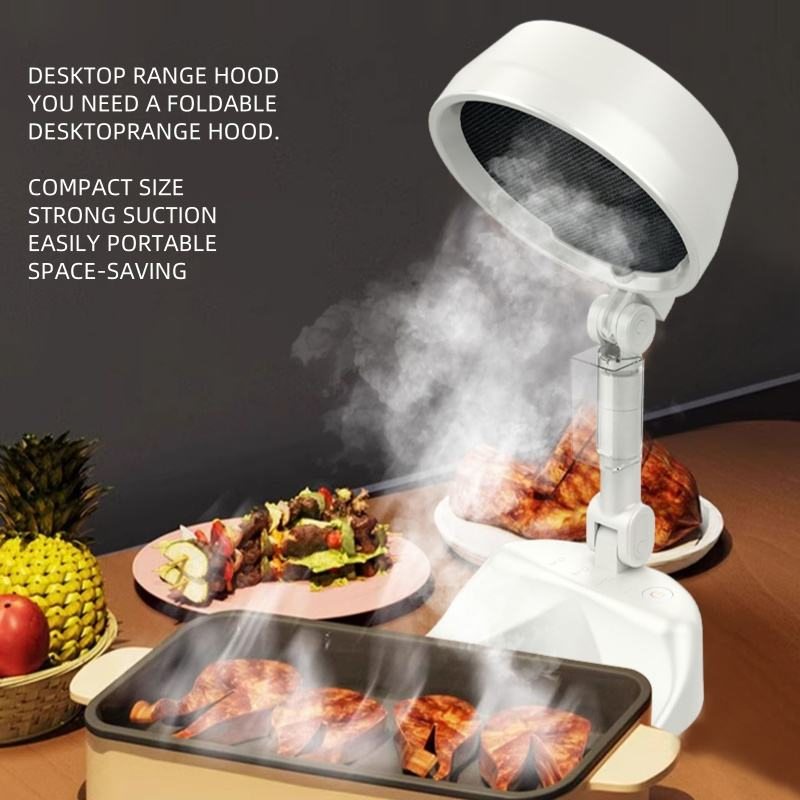 Portable Range Hood Purifier Simple Installation Height and Angle Adjustable