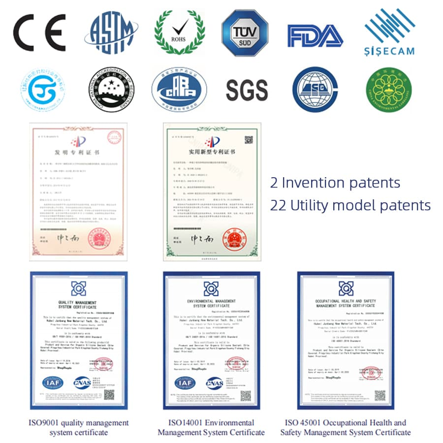 Not Hard Multi-Purpose Bonding and Repairing of Glass and Window Acetic Cured Silicone Sealant