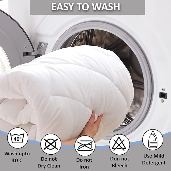 Cotton Comfortable Bedding Waterproof Mattress Protector Super King 4-Layer Quilted Super King Mattress Protector with 30cm Deep Pockets, Soft & Breathable